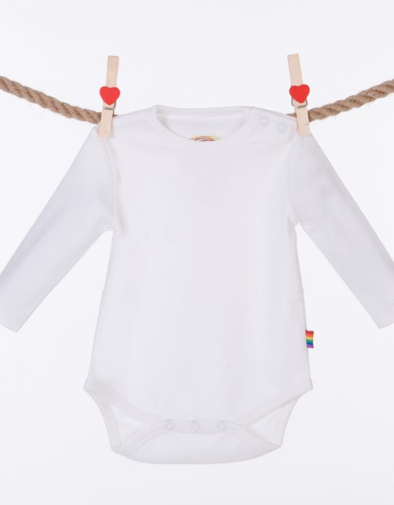 Organic Cotton Long-Sleeved Baby Vest